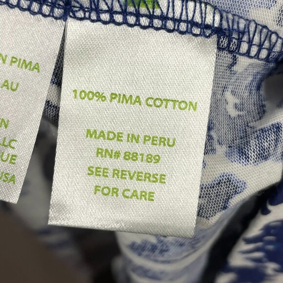 Lilly Pulitzer Dress Womens XS blue flamingo tropical preppy colorful casual - Picture 5 of 9